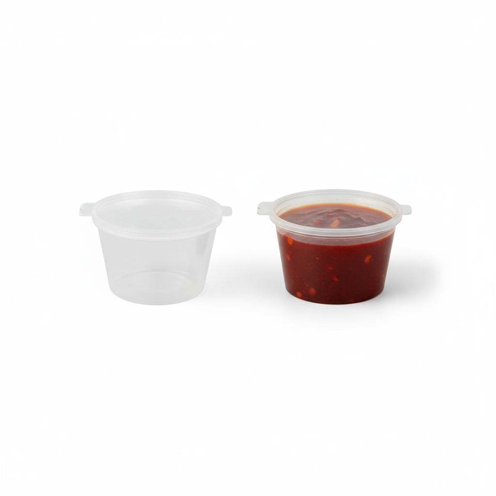 Hinge Series 4 OZ Food Container Damati Plastics