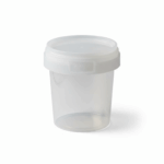 IML Round Tub with Lid 125 ml Transparent