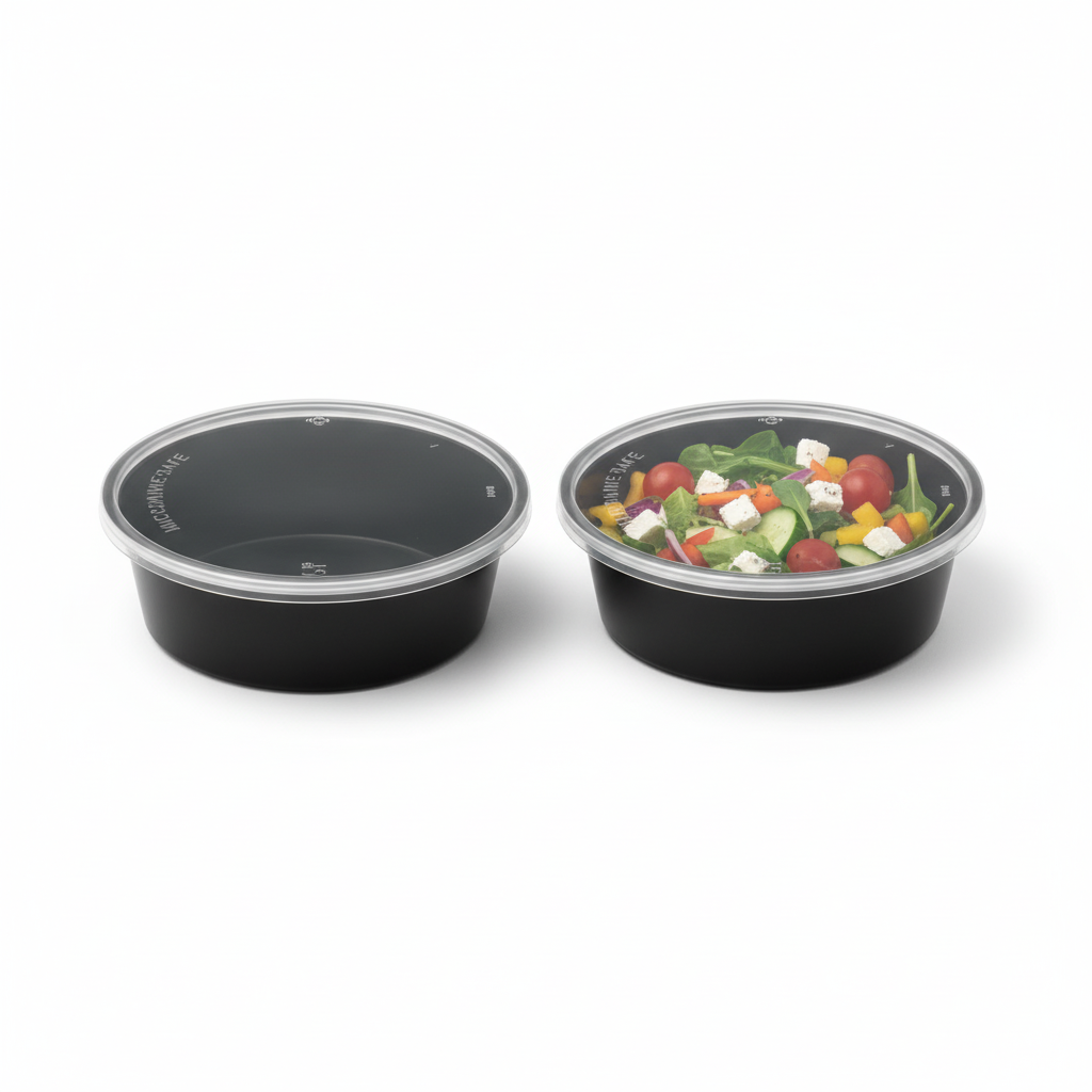 Round Series 10 OZ Food Container Damati Plastics