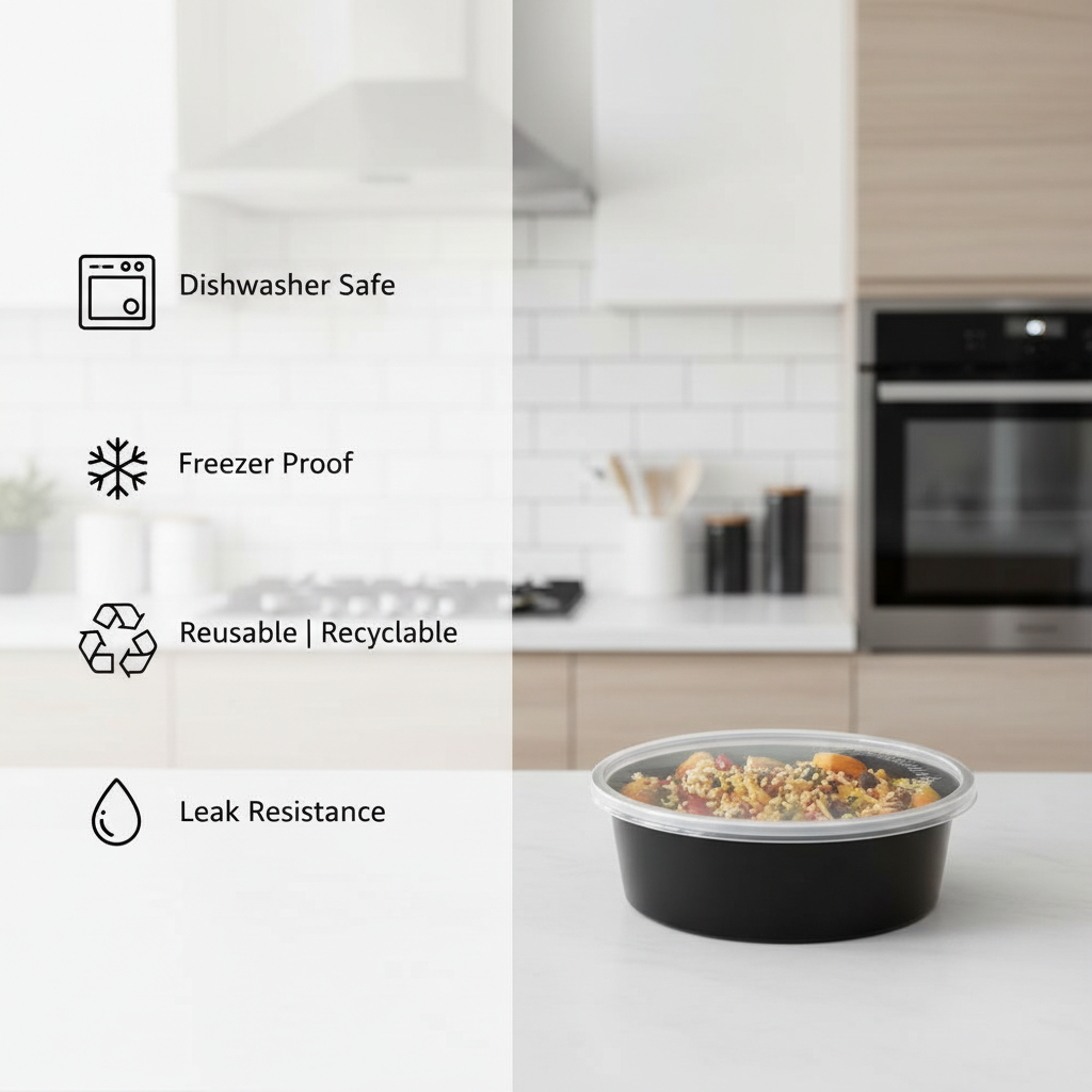 Round Series 10 OZ flat Features