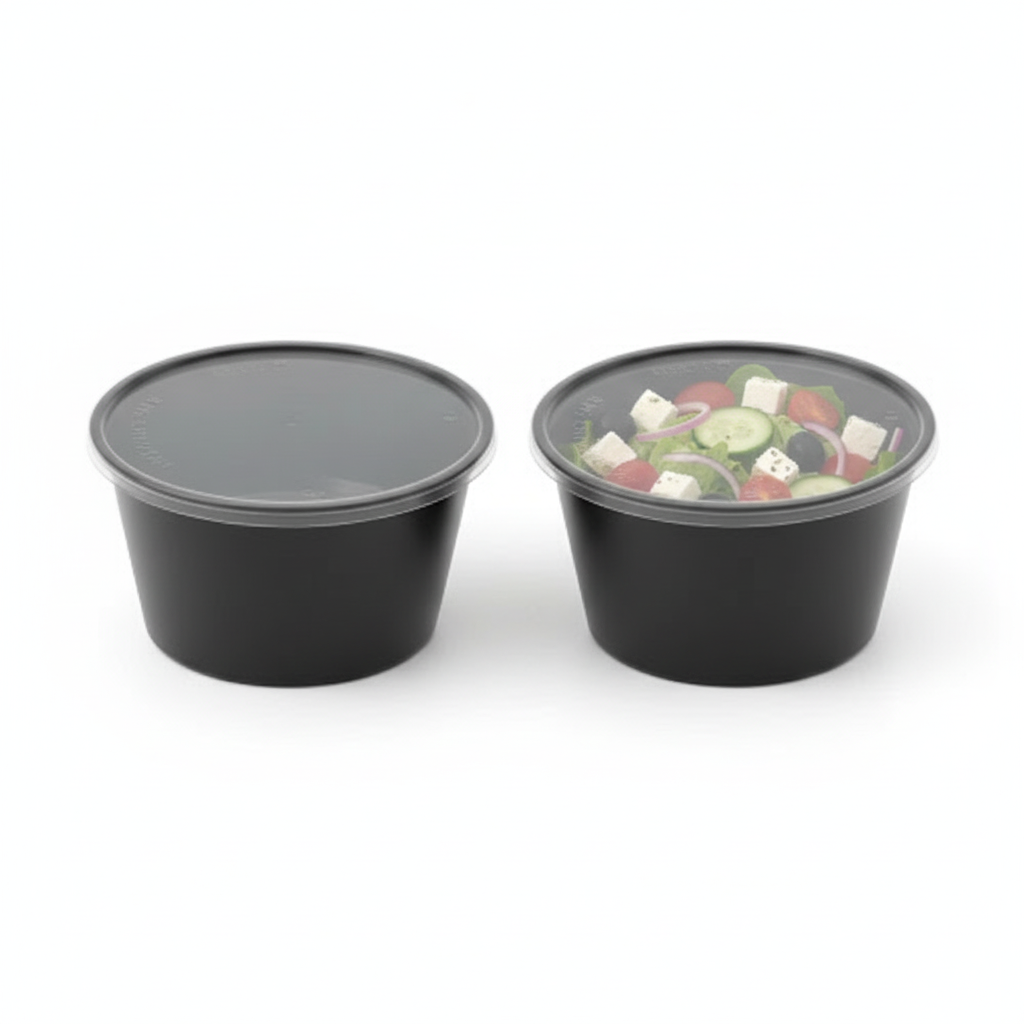 Round Series 16 OZ Food Container Damati Plastics