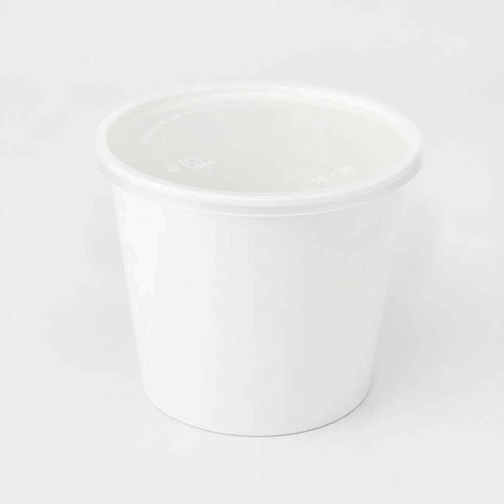 Round Series 50 OZ L White