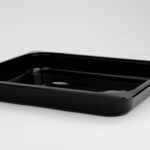 GN Pans: DP1/2-040 mm Black