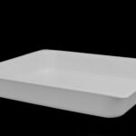 GN Pans: DP1/2-050 mm White