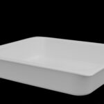 GN Pans: DP1/2-60 mm White