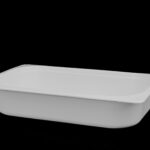 GN Pans: DP1/4-050 mm White