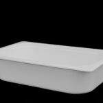 GN Pans: DP1/4-060 mm White