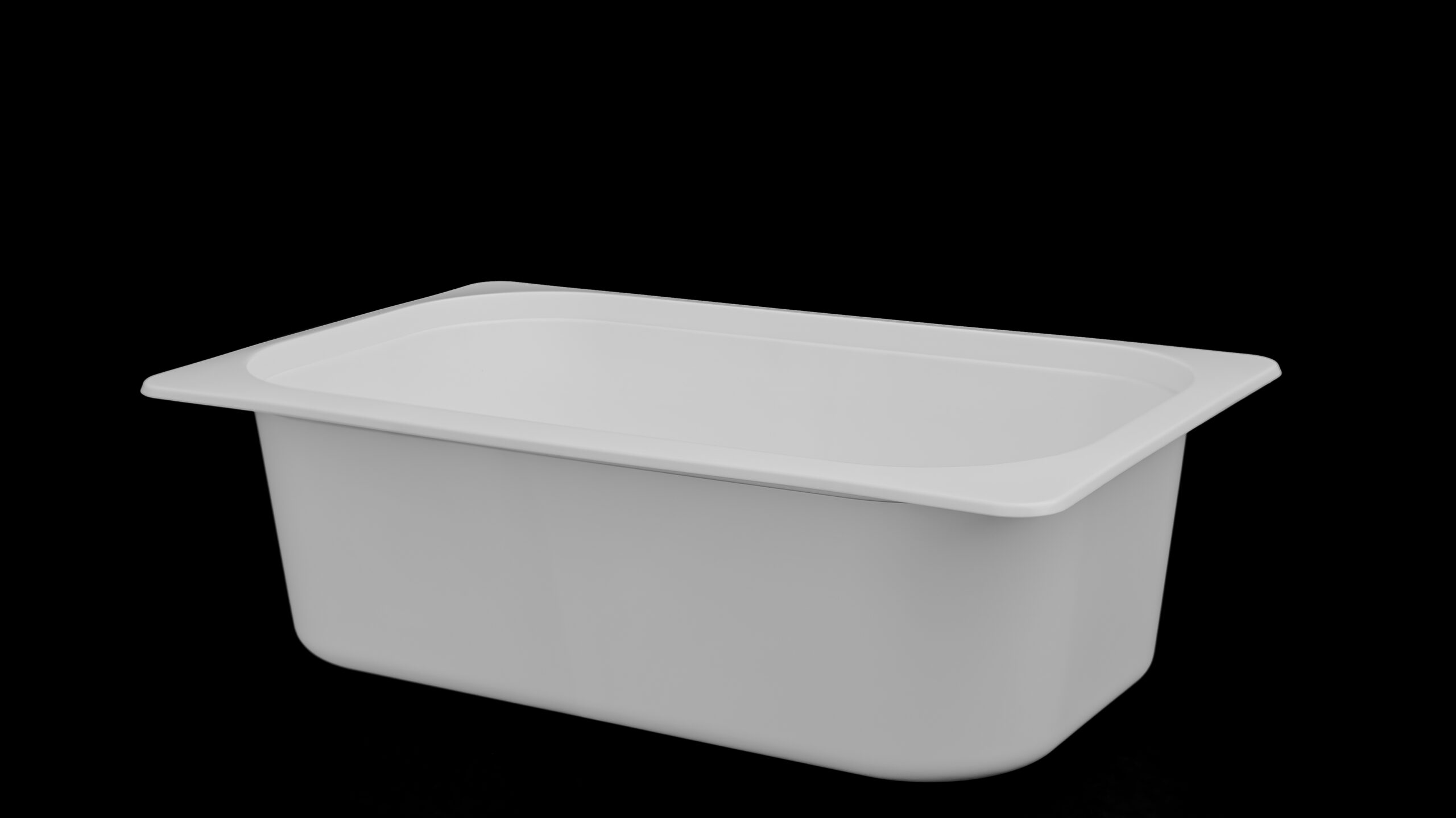 GN Pans: DP1/4-080 mm White